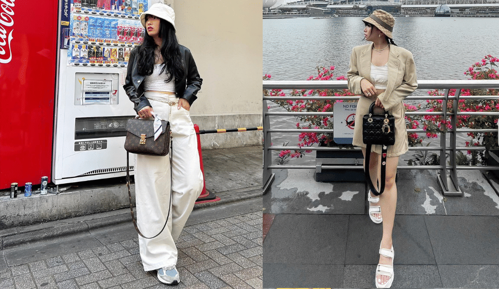 11 Gaya Outfit Pakai Topi ala Stella Ou Yang, Super Kece!