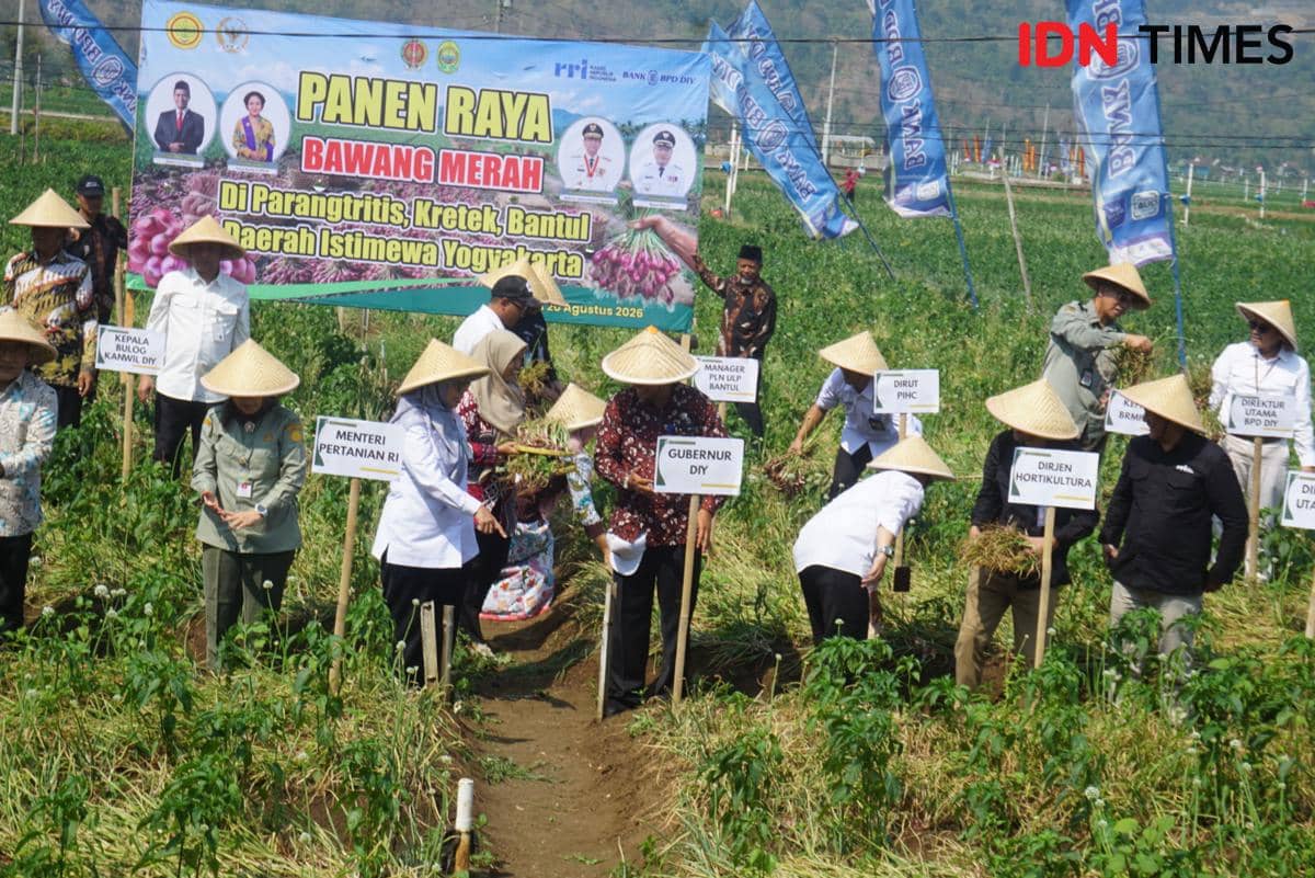 Petani Bawang Merah di Bantul Sampaikan Uneg-Uneg ke Kementan
