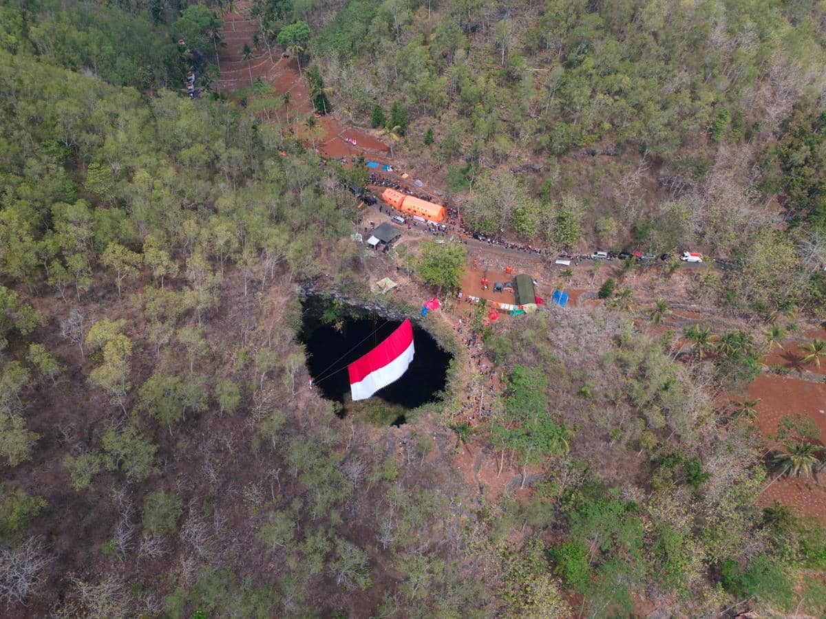 Ekspedisi Gahvara Yava Tambah Peta Gua Luweng Ombo Jadi 8,2 Km