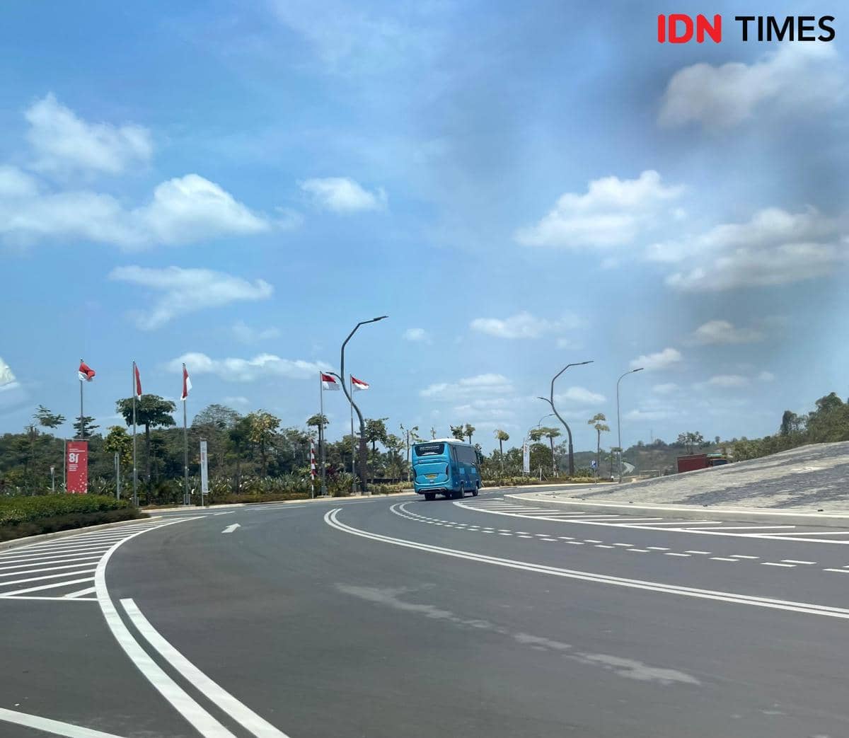 Potret bus di IKN, Kalimantan Timur