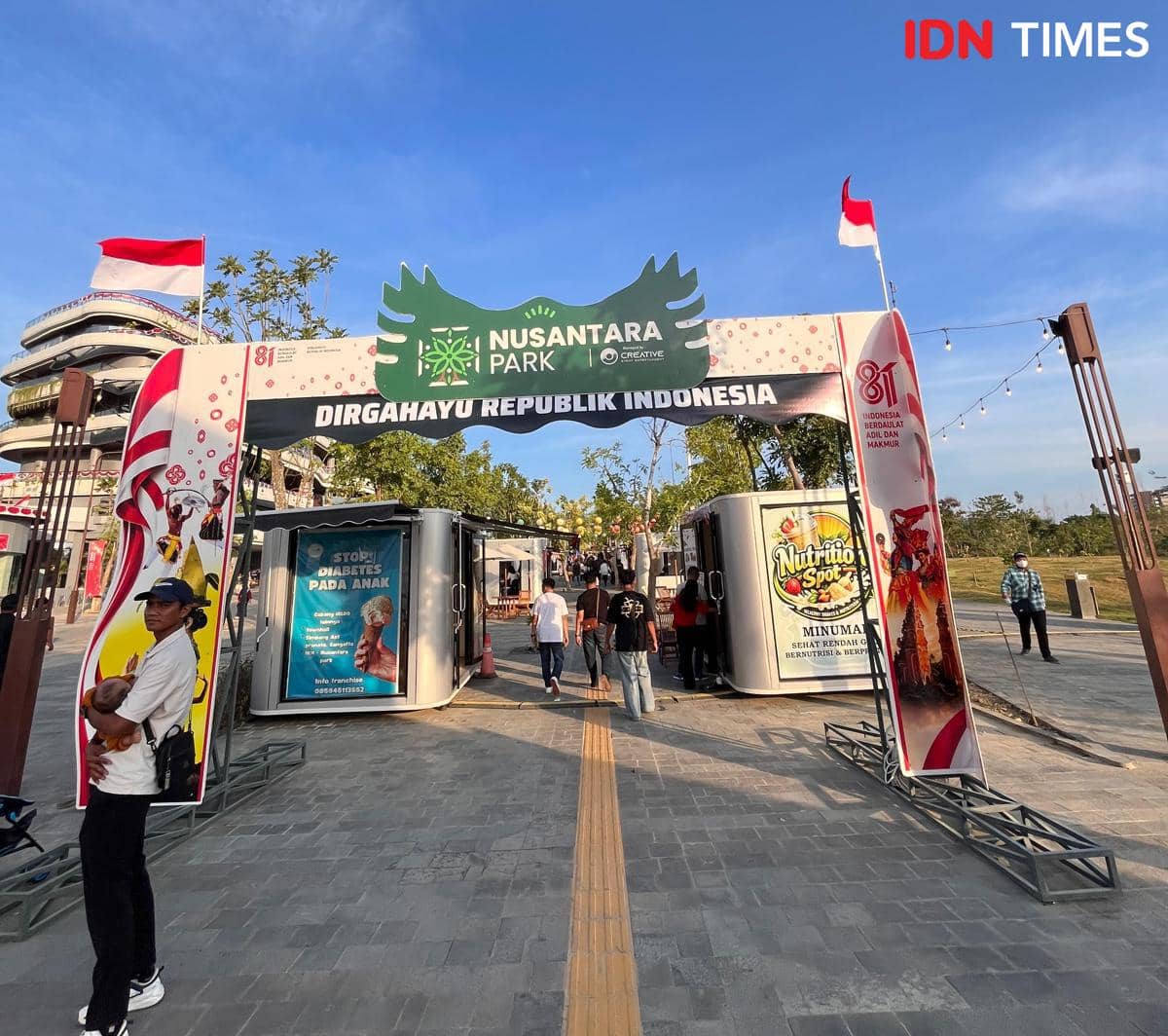Potret Nusantara Park, IKN, Kalimantan Timur