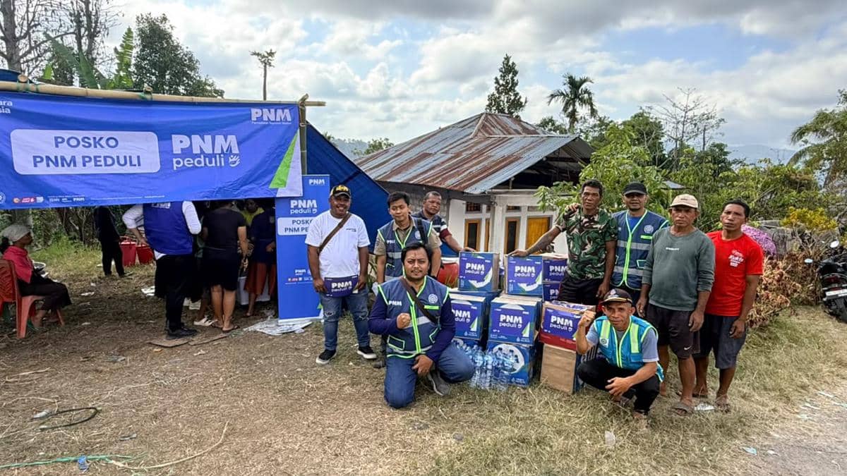 PNM Peduli Hadir di Pengungsian, Bantu Warga Terdampak Gempa NTT
