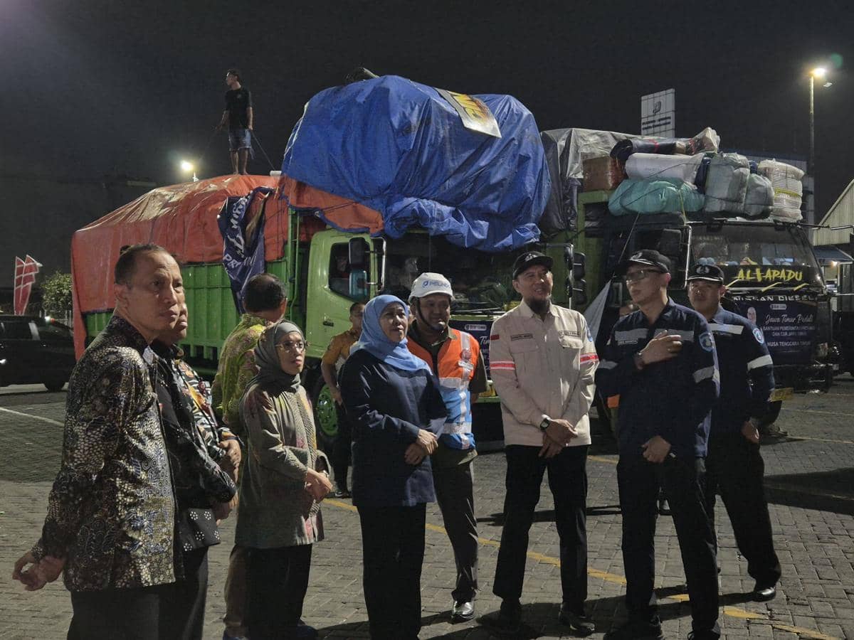 Pemprov Jatim Kirim 64,4 Ton Bantuan untuk Korban Gempa NTT