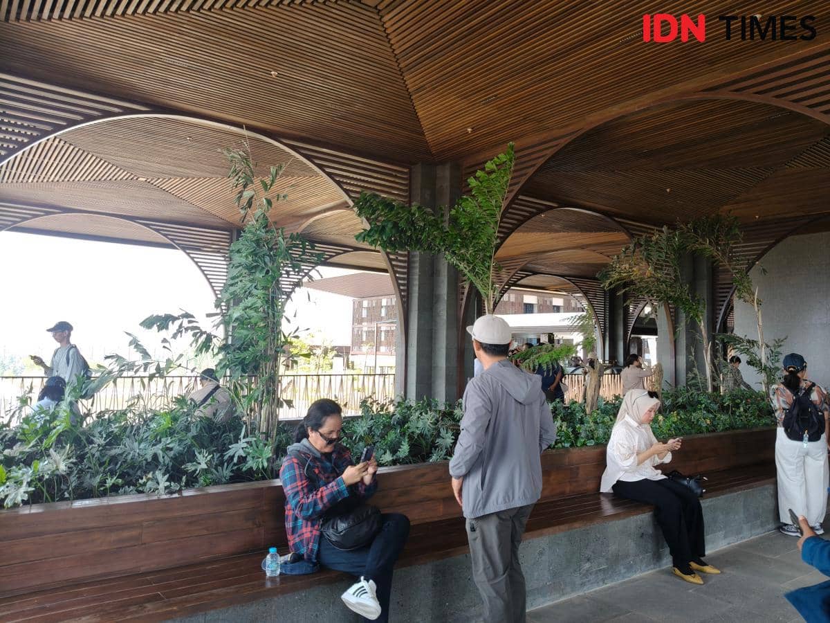 Potret area rooftop Istana Wakil Presiden di IKN, Kalimantan Timur
