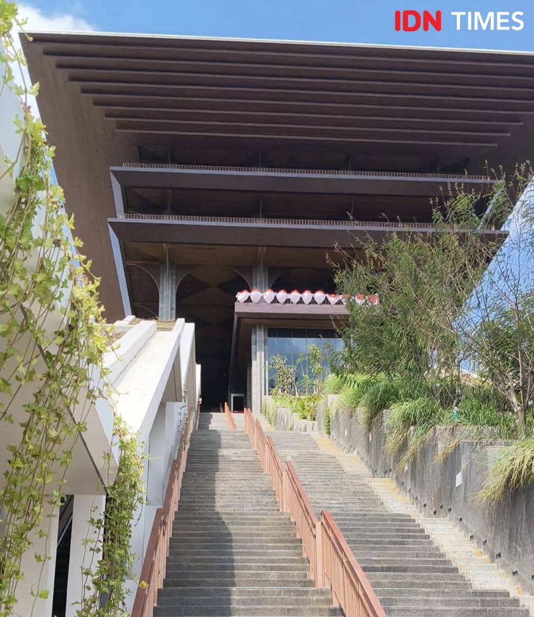 Potret vegetasi dan Roof Garden di Istana Wakil Presiden di IKN, Kalimantan Timu