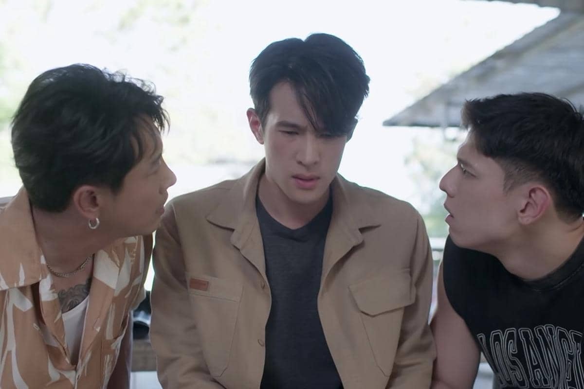 Cuplikan drama Brothers produksi Ch3 Thailand yang memperlihatkan adegan sejumlah pemeran dalam serial tersebut.