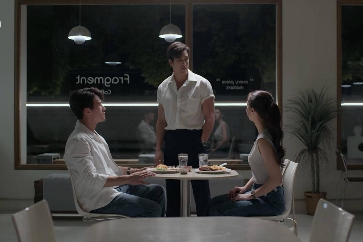 Cuplikan adegan serial drama Thailand Brothers dari Ch3 Thailand, dengan para pemeran dalam salah satu momen cerita.
