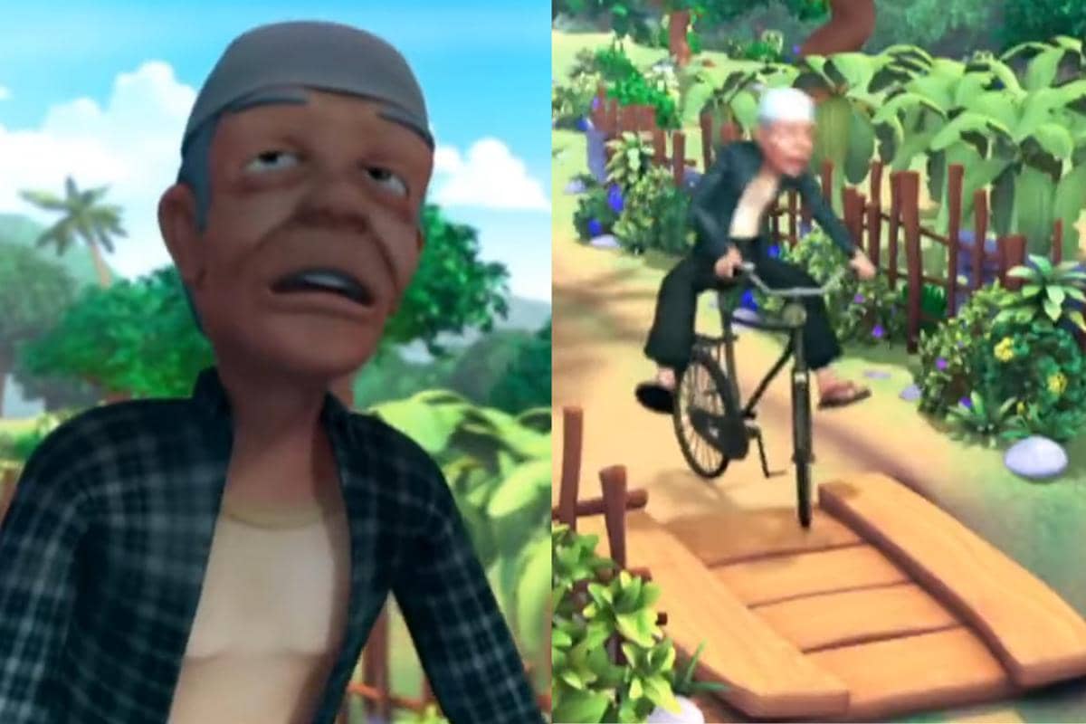 cuplikan Upin & Ipin episode Terbang Tinggi-tinggi
