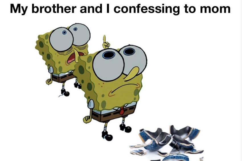 8 Meme SpongeBob tentang Momen Menakutkan, Gak Melulu Soal Hantu