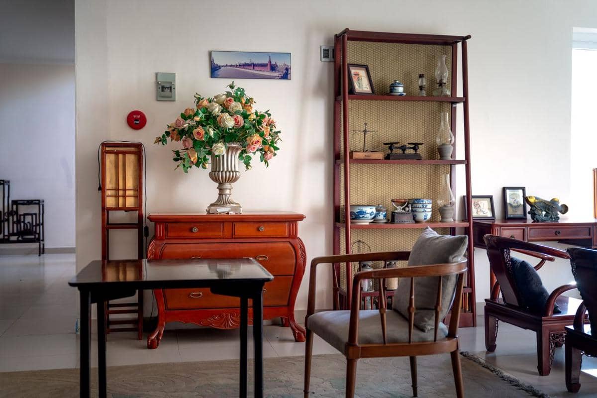 ilustrasi interior rumah gaya klasik