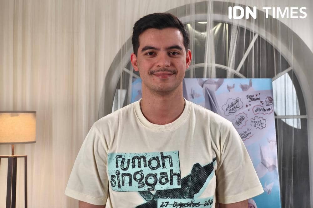 Potret Ciccio Manassero dijumpai saat content day film Rumah Singgah di Jakarta Selatan, Selasa (28/7/2026) (IDN Times/Juan Dwi)