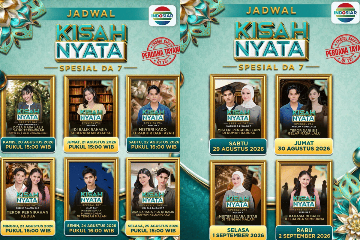 Jadwal Kisah Nyata Spesial D’Academy 7