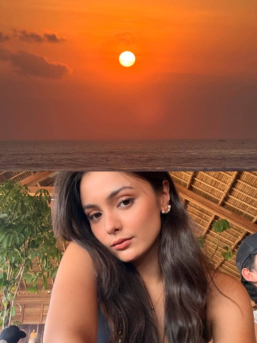 Amanda Rawles saat liburan di Bali