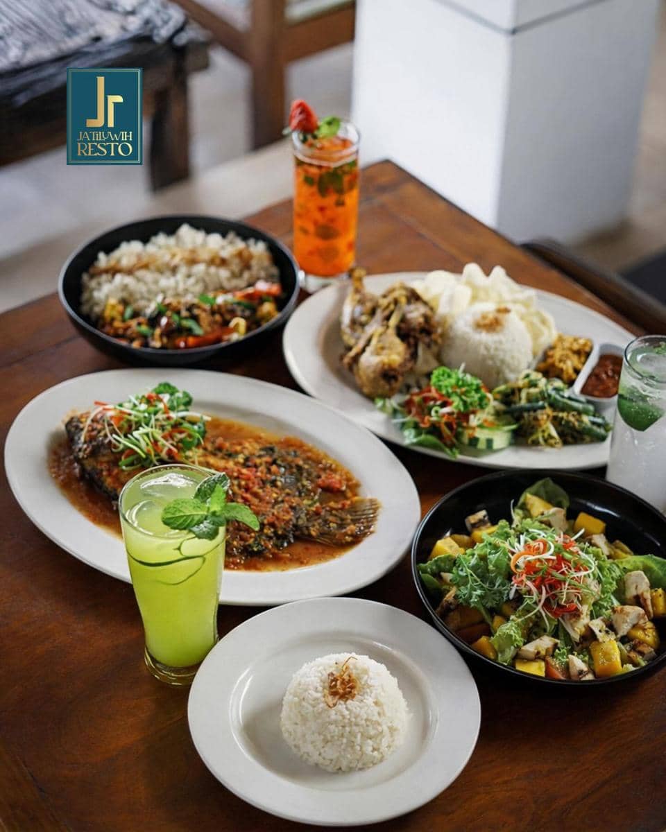 beragam hidangan di Jatiluwih Resto (instagram.com/jatiluwihresto)