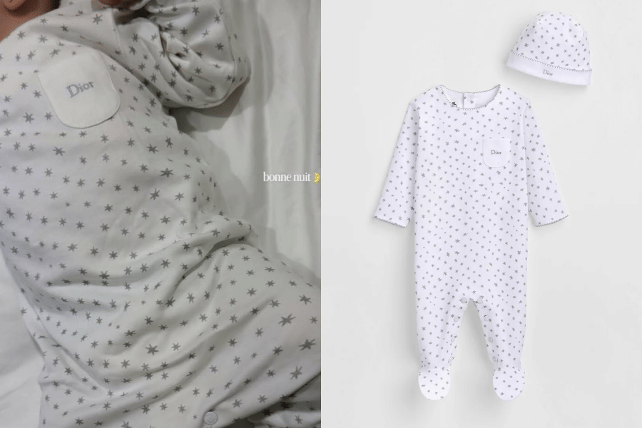 Baju Bayi Soleil Anak Alyssa Daguise dari Dior, Harganya Jutaan