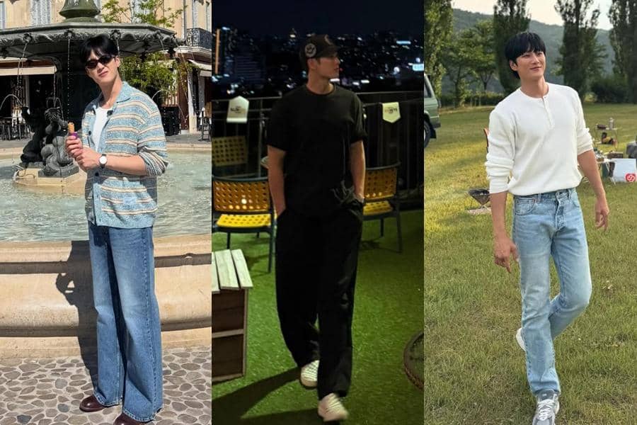 Pesona Ahn Bo Hyun dengan Gaya Kasual yang Santai dan Effortless