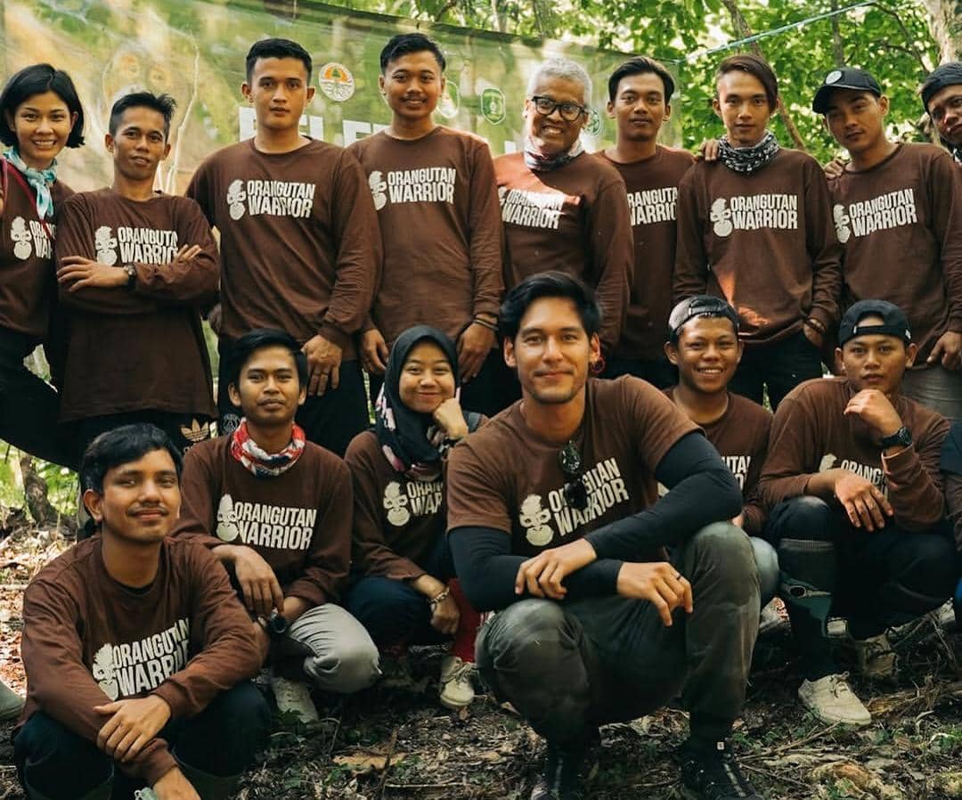 potret Richard Kyle Ikut pelepasliaran orangutan di TNBBBR, Kalteng