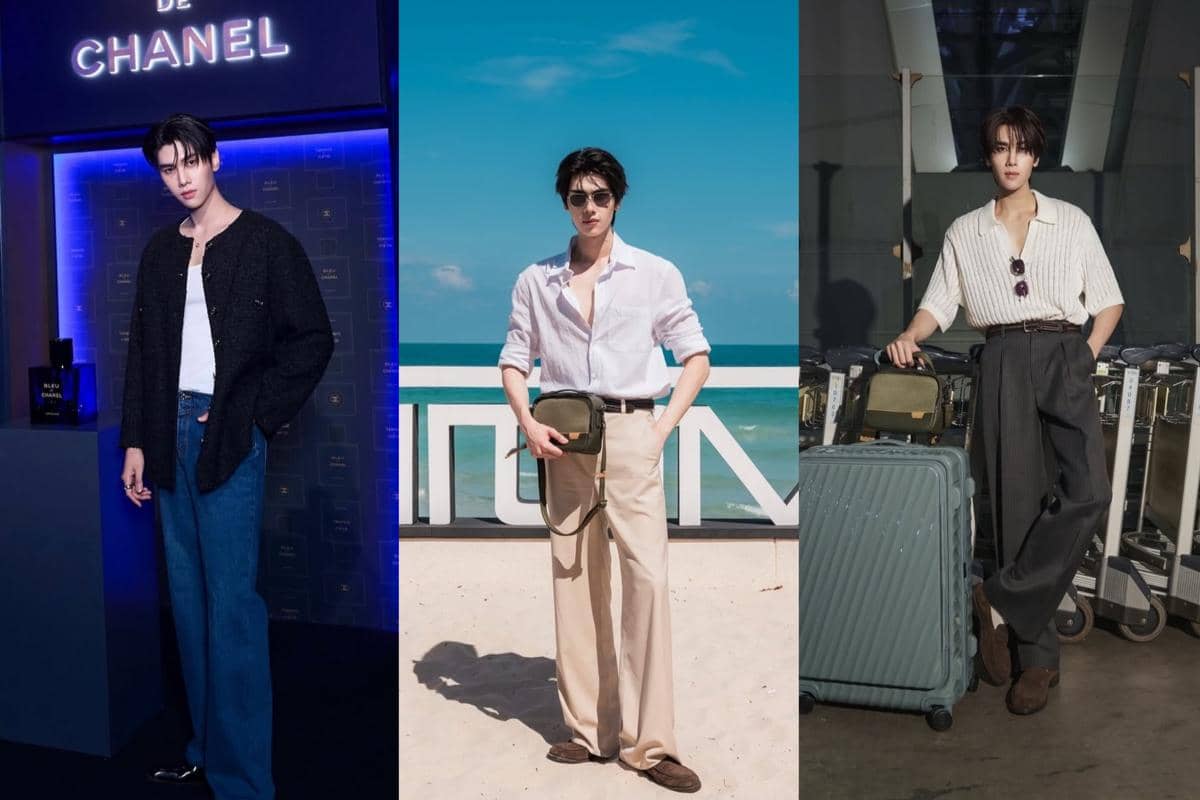 8 Ide OOTD Smart Casual dan Semi Formal ala Dunk Natachai, Elegan!