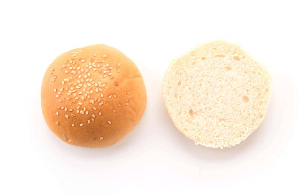 ilustrasi bun burger