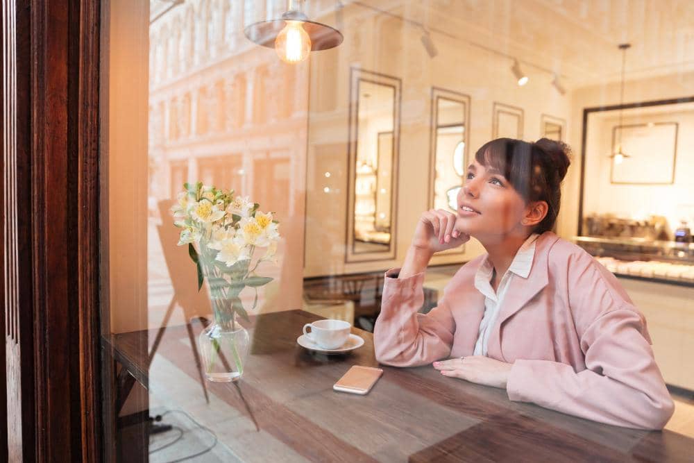 ilustrasi perempuan me time