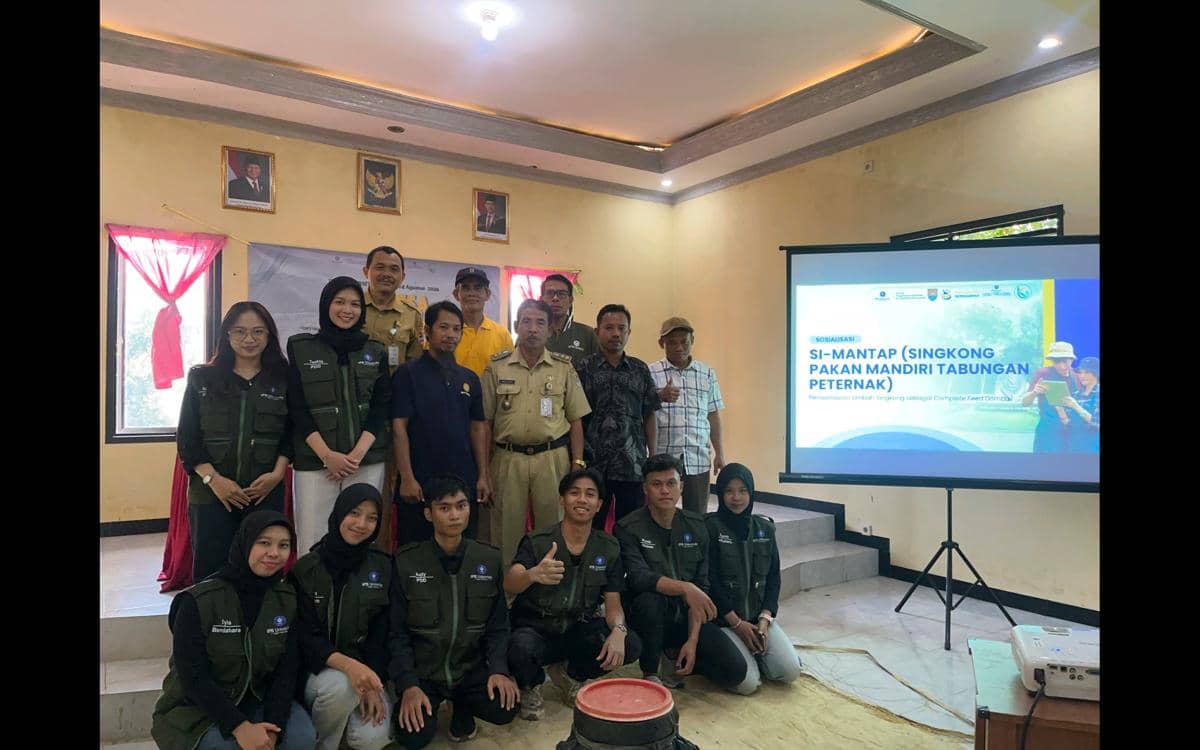 KKNT IPB Kembangkan Pakan Limbah Singkong di Karangreja