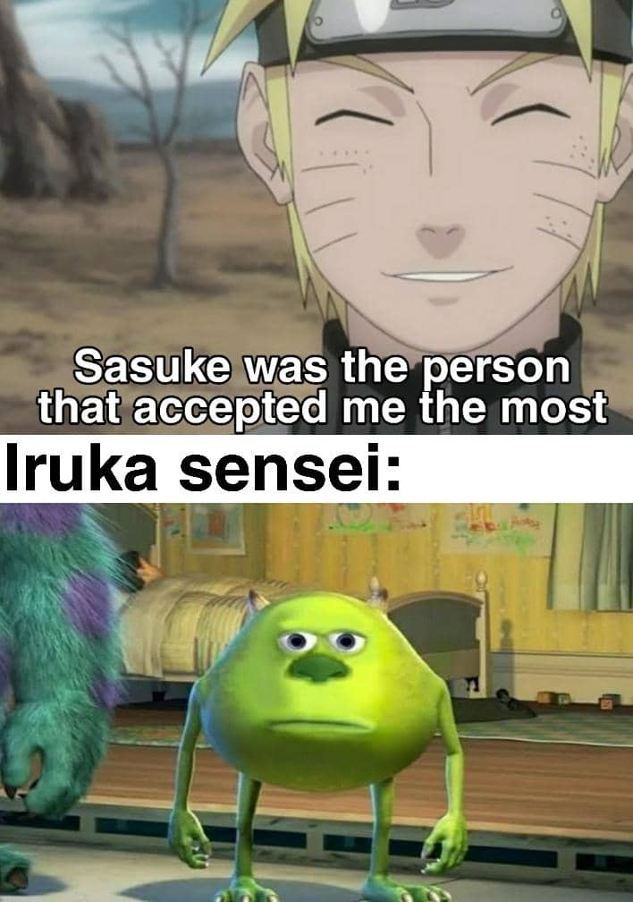 meme Naruto tentang kekecewaan