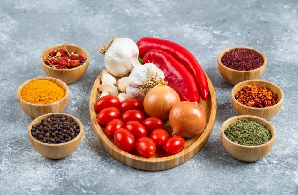 ilustrasi bumbu dapur