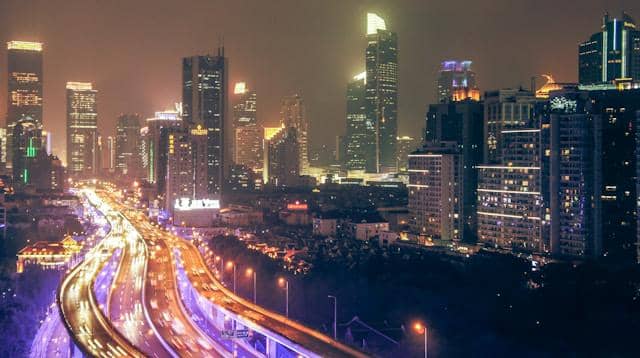 ilustrasi kota Shanghai