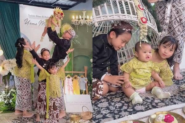 Momen Akikah dan Tedak Siten Mutsuki, Anak Ketiga Ueno Family