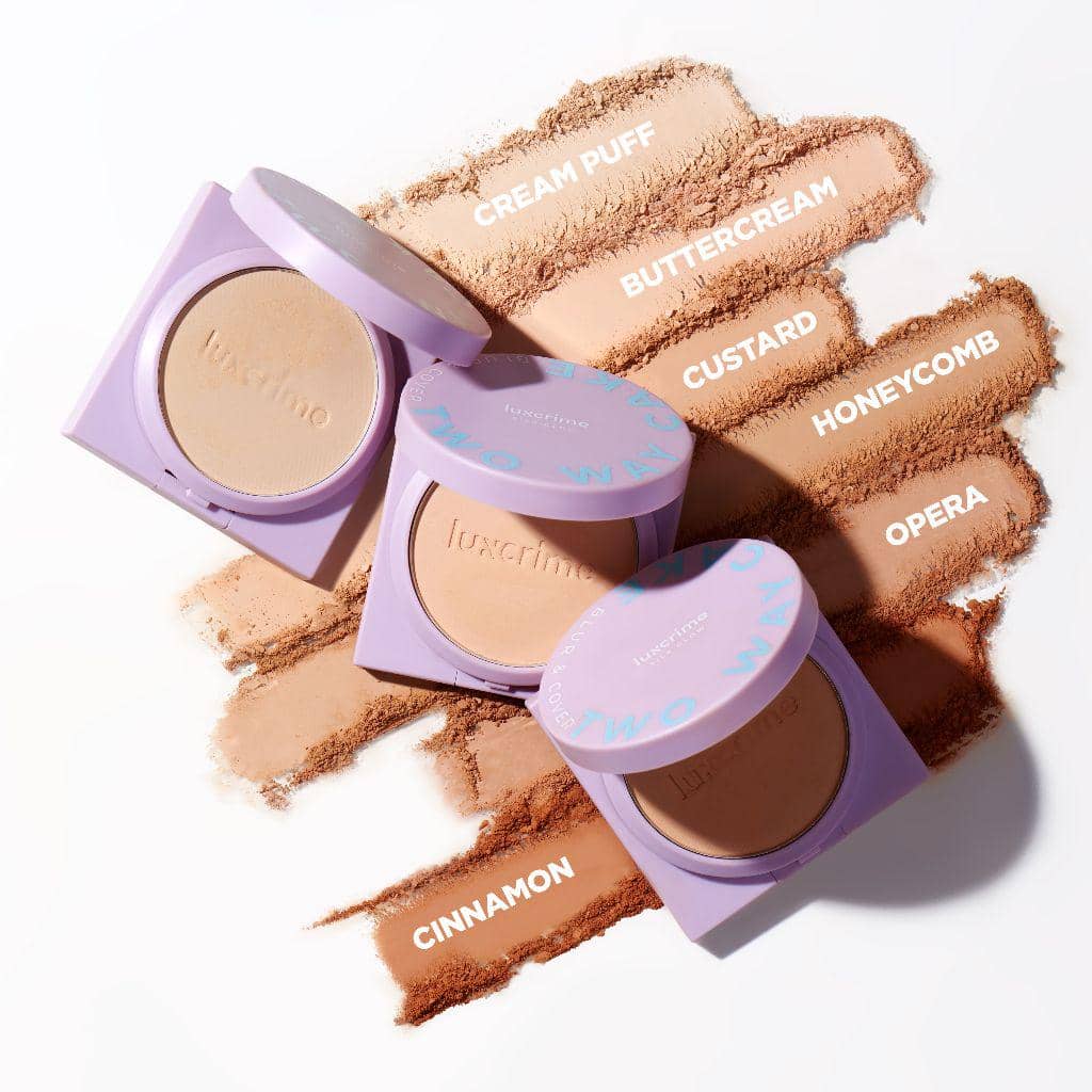 Luxcrime Blur & Cover Two Way Cake Silk Glow