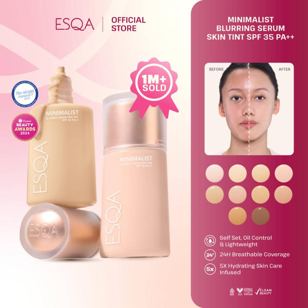 ESQA Minimalist Blurring Serum Skin Tint SPF 35 PA++