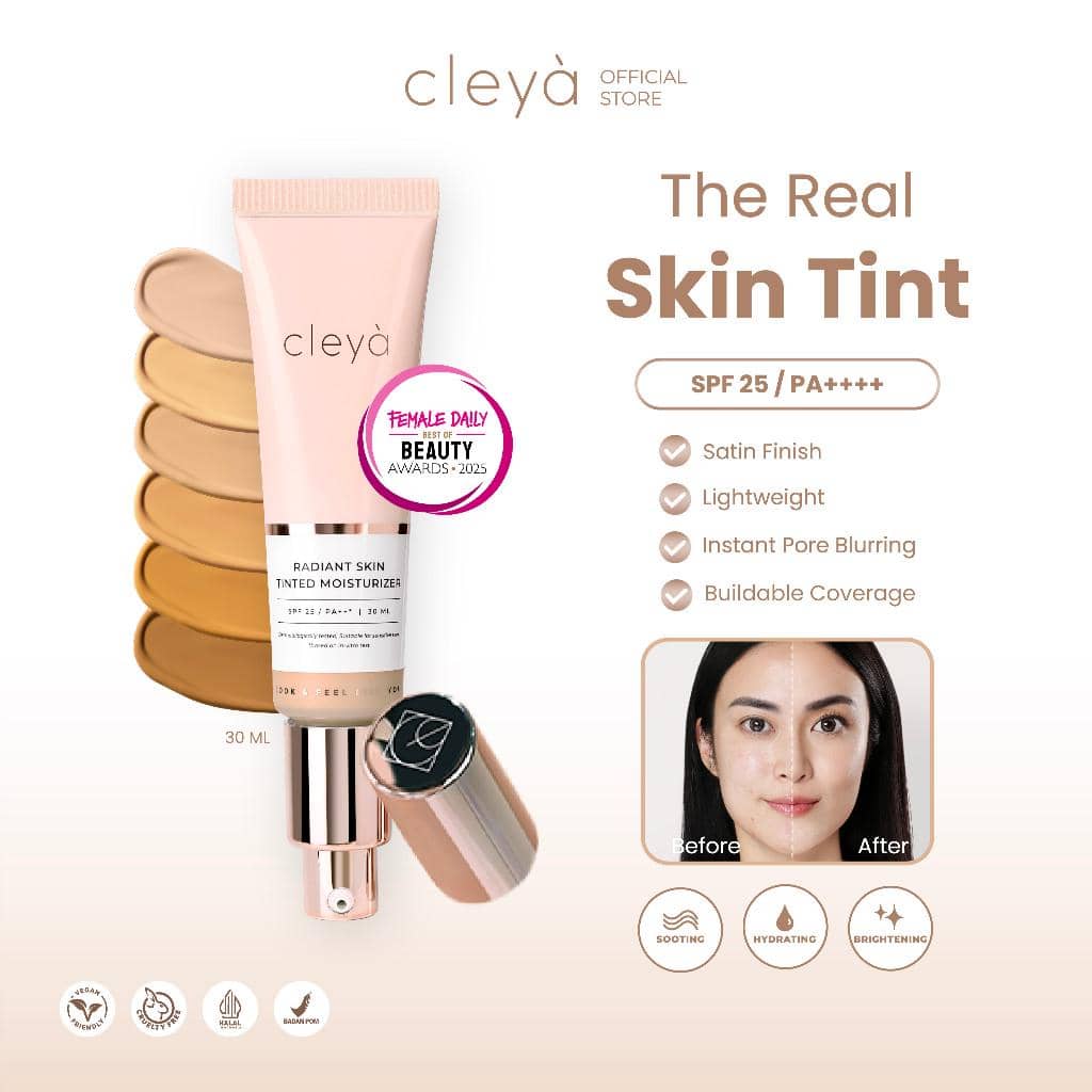 Cleyà Radiant Skin Tinted Moisturizer