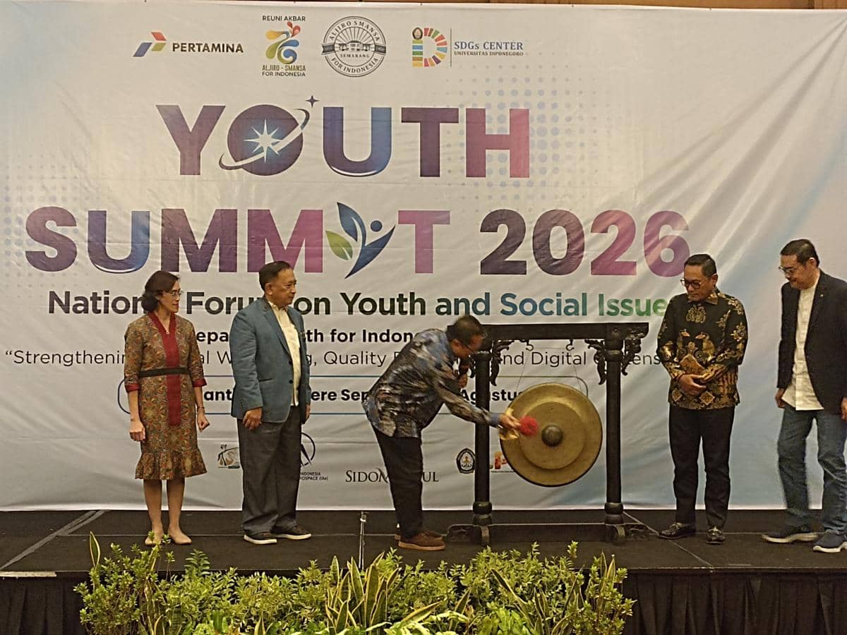Forum youth summit yang diinisiasi ALJIRO SMANSA dan SDGs Center UNDIP mengangkat isu kesejahteraan mental dan pendidikan.