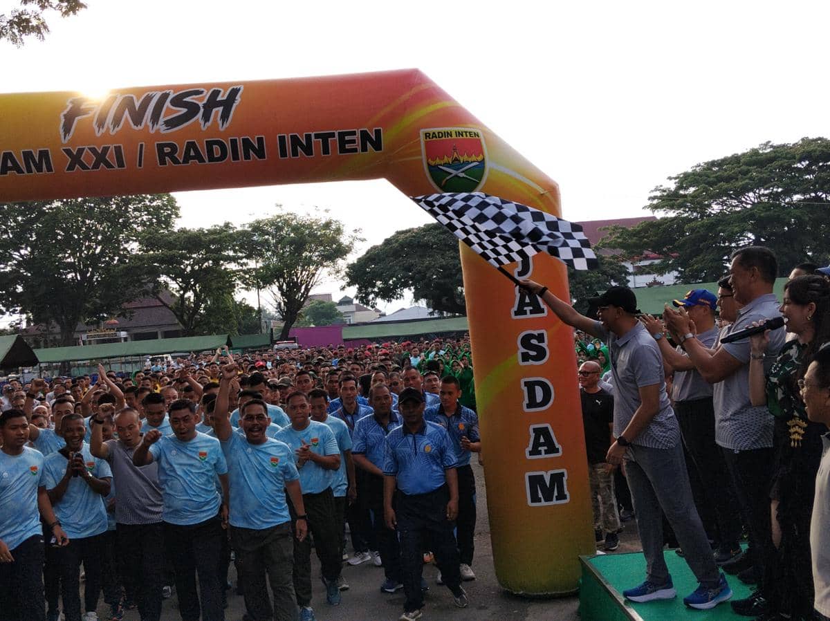 Jalan Sehat Setahun Kodam XXI/Radin Inten, Ini Pesan Pangdam