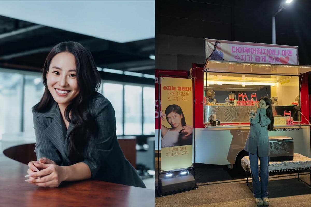 Potret Jo Hyun Ah dan truk dukungannya untuk Suzy
