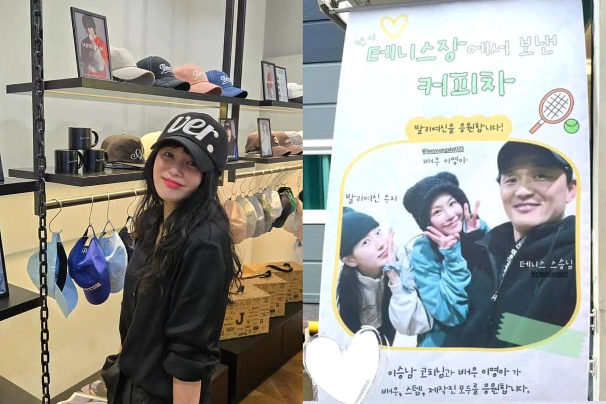 Potret Lee Young Ah dan truk dukungannya untuk Suzy