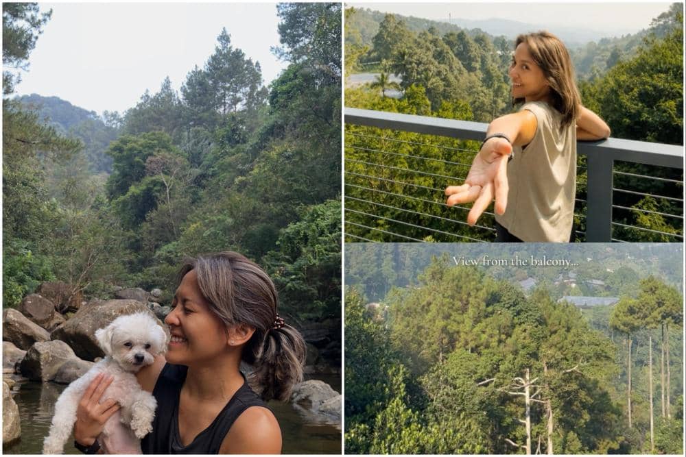 10 Potret Lala Karmela dan Sahabat Liburan di Hutan Pinus, Bogor!