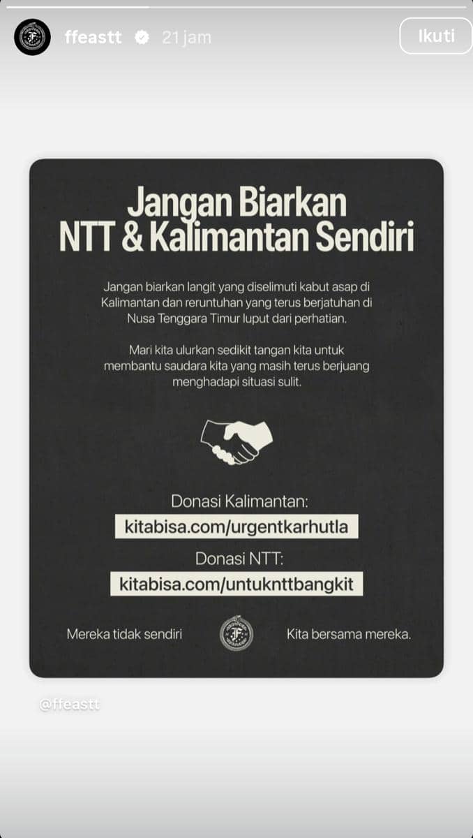 .Feast galang dana untuk Karhutla Kalimantan 2026