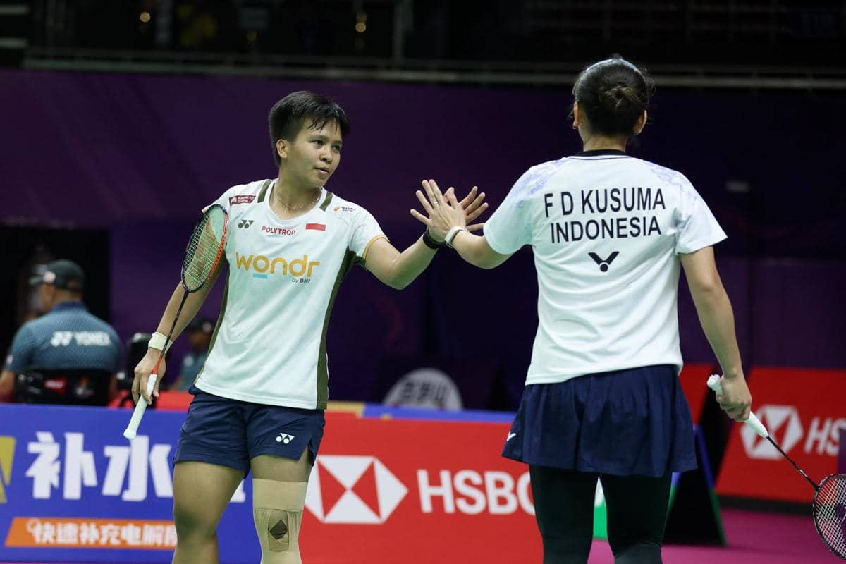 Febriana Dwipuji Kusuma/Meilysa Trias Puspitasari mengunci kemenangan di 16 besar Kejuaraan Dunia 2026 (dok.PP PBSI)