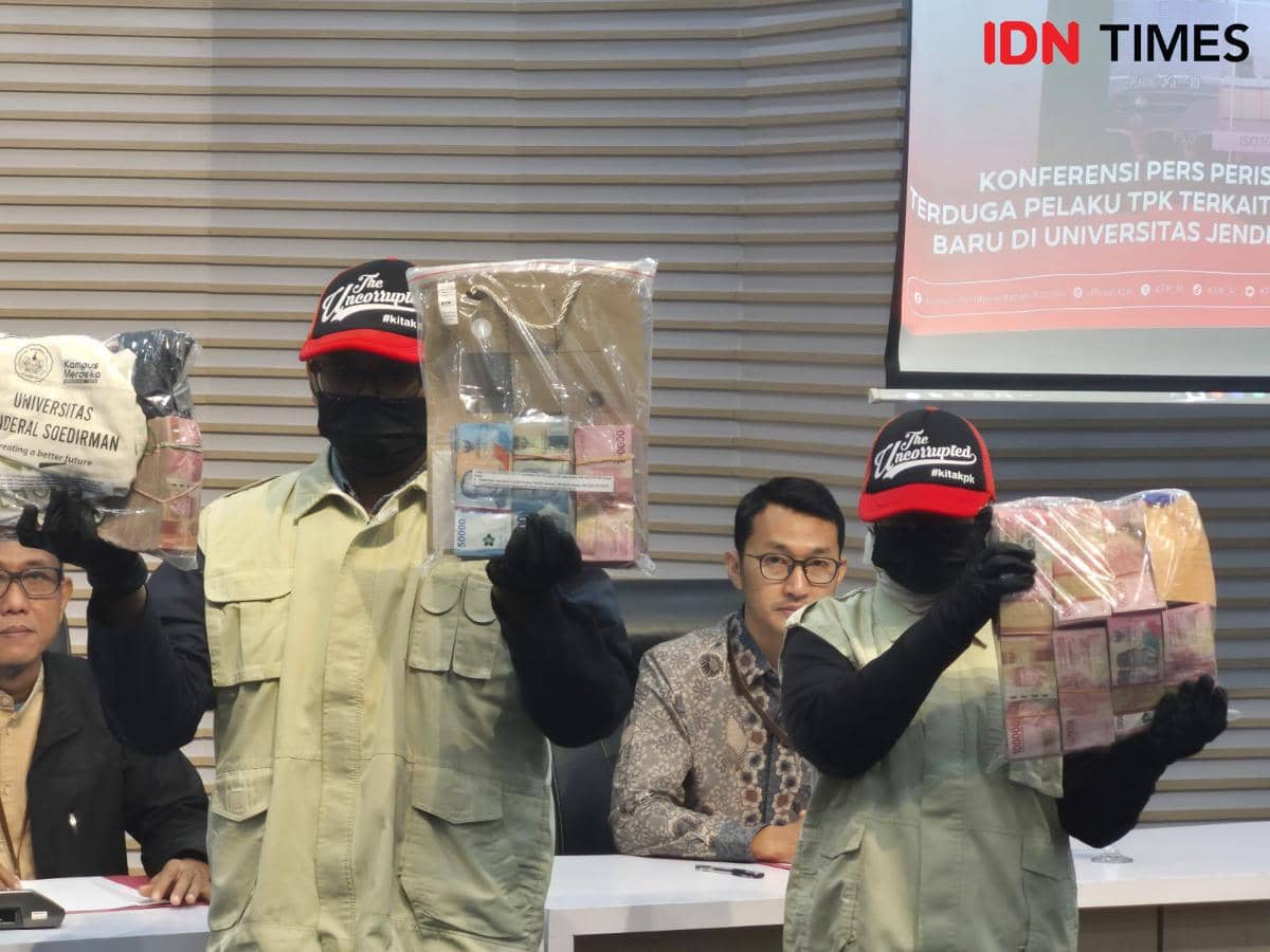 KPK Tetapkan Rektor Unsoed Tersangka Pemerasan Penerimaan Mahasiswa Baru