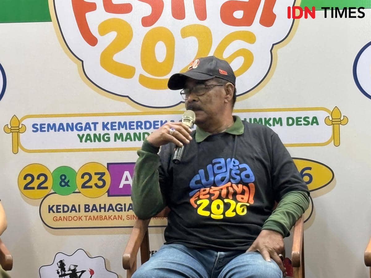 Lurah (Kepala Desa) Sinduharjo, Sudarja. (IDN Times/Herlambang Jati Kusumo)