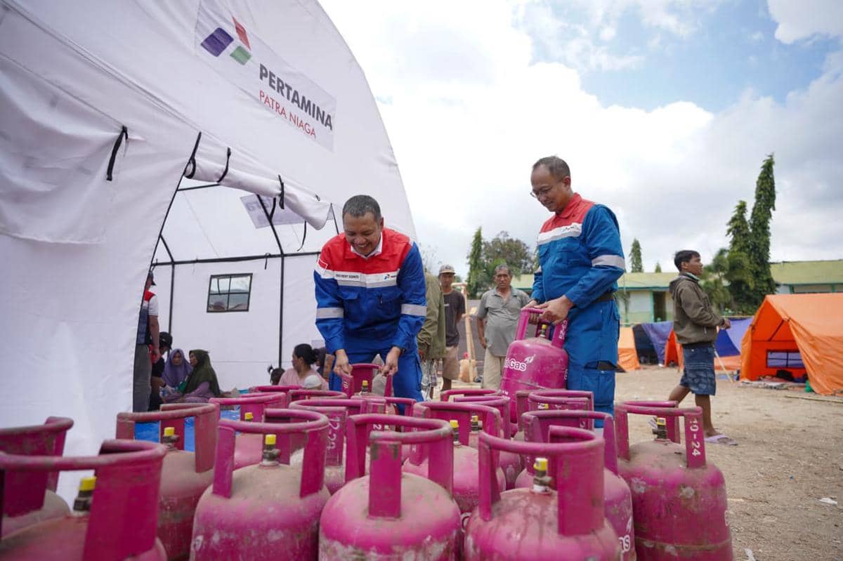 Pertamina Bantu Pengungsi Gempa NTT, Salurkan Logistik dan Bright Gas