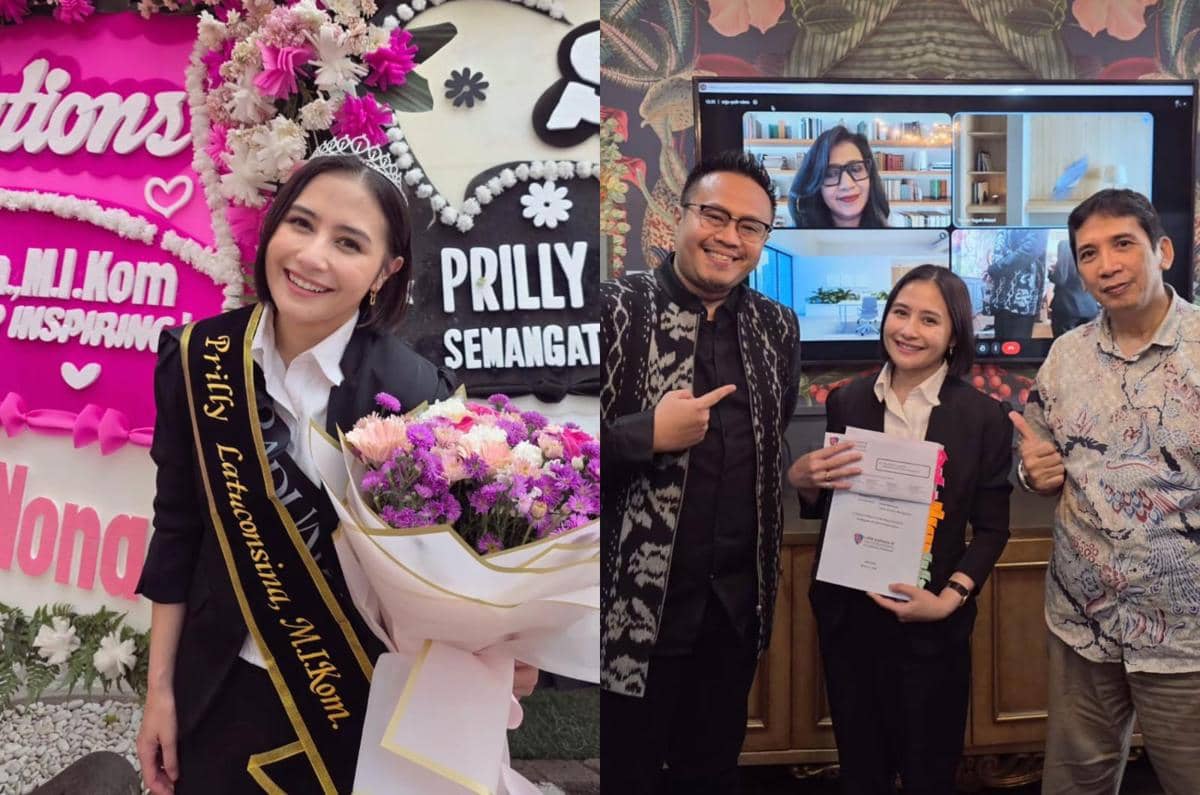 Potret Prilly Latuconsina Lulus S2, dapat Predikat Summa Cumlaude