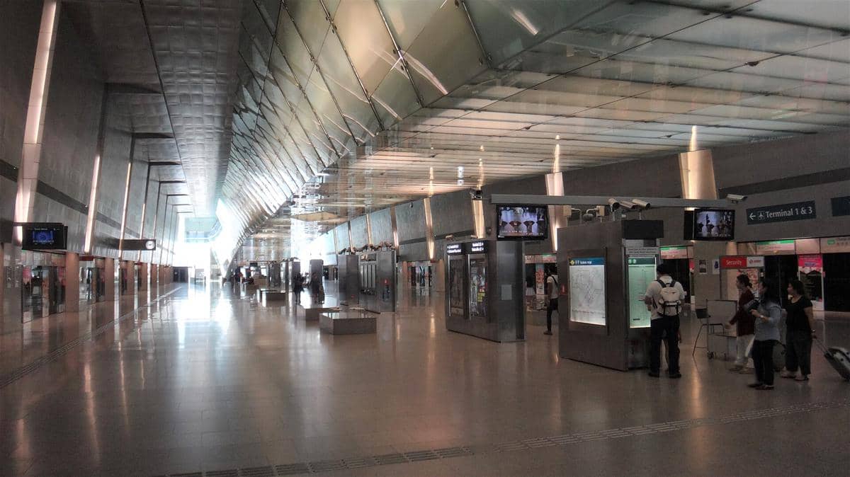 potret Changi Airport Station