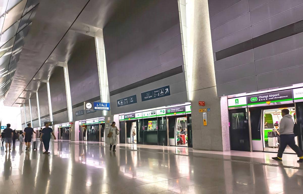 potret Changi Airport MRT Station