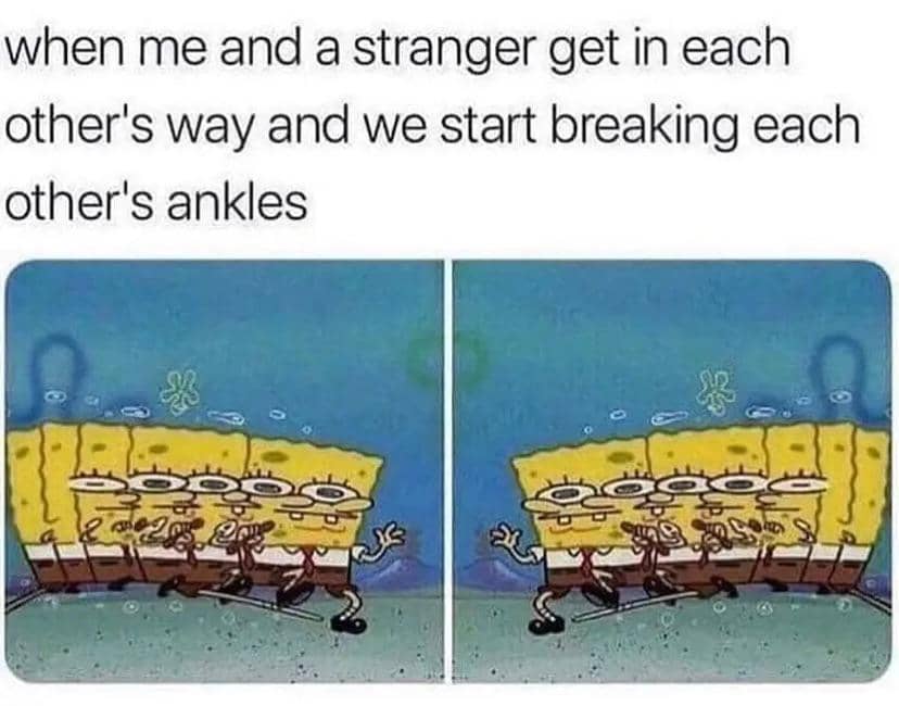 8 Meme SpongeBob tentang Orang Asing, Canggung Banget