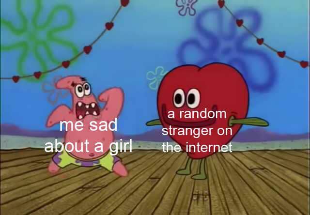 meme SpongeBob tentang orang asing