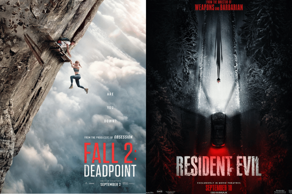 Daftar film tayang di bioskop Indonesia September 2026 (dok. Lionsgate/Fall 2: Deadpoint | dok. Sony Pictures/Resident Evil)