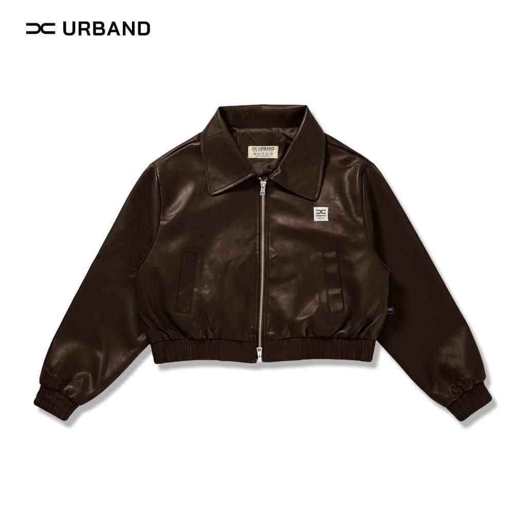 X Urband Absolute Jaket Crop Wanita Kulit Sintetis A666