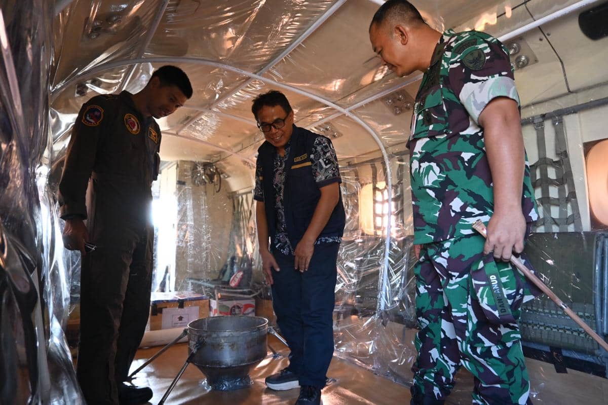 Lanud Dhomber Siapkan Dukungan Operasi Modifikasi Cuaca di IKN dan Kaltim